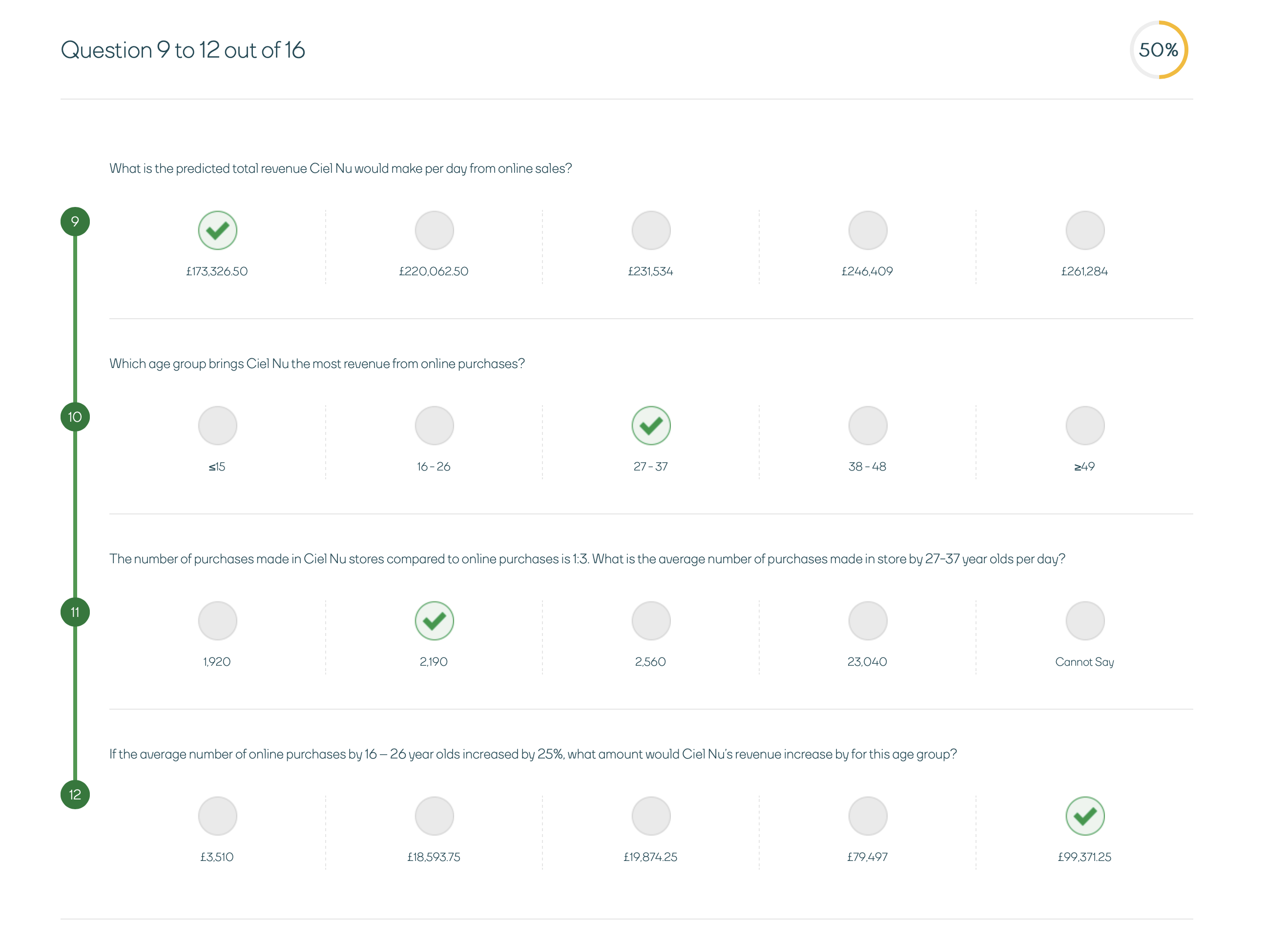 Ability Test – Numerical Ability Test - Numerical