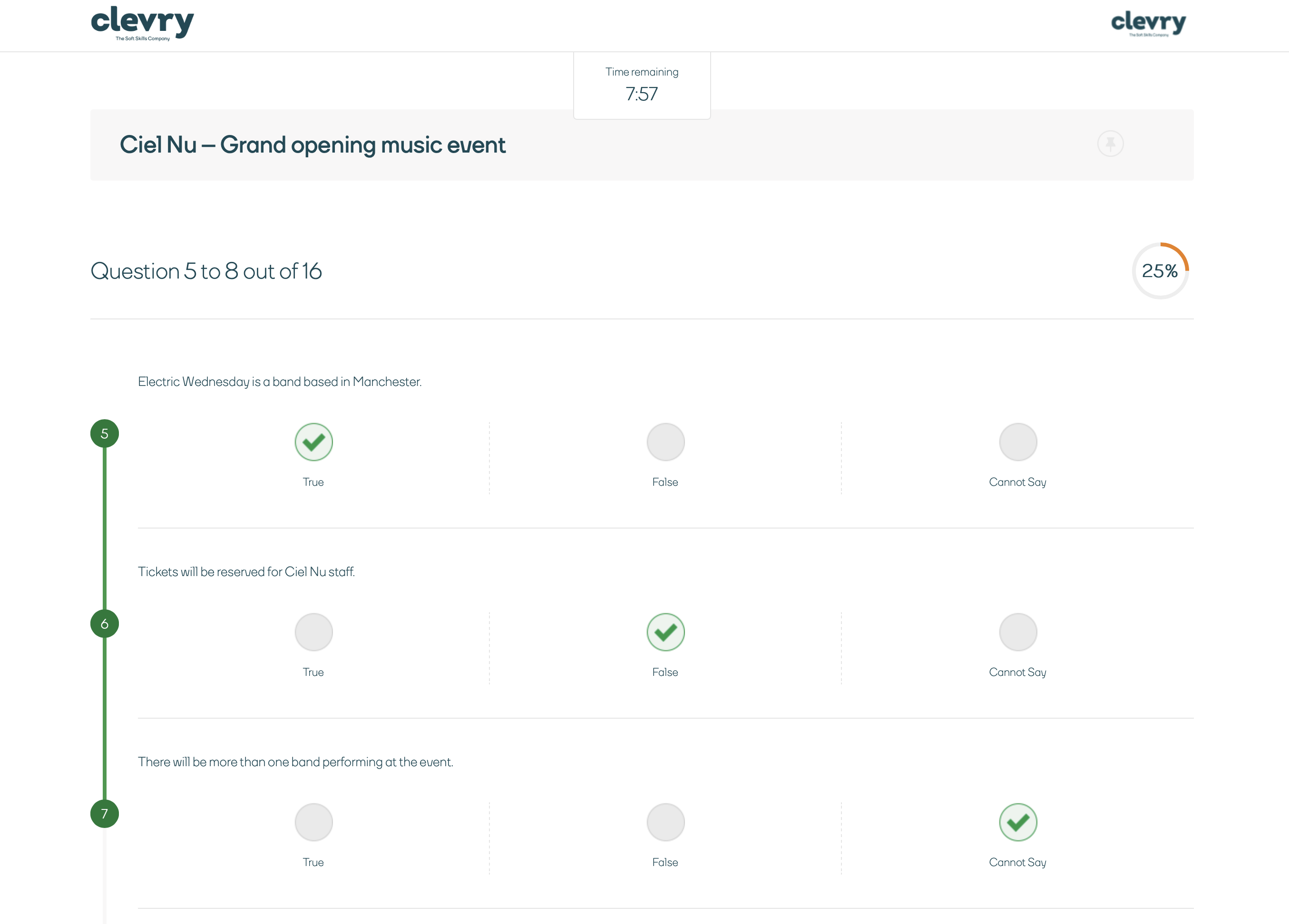 Ability Test - Verbal reasoning test