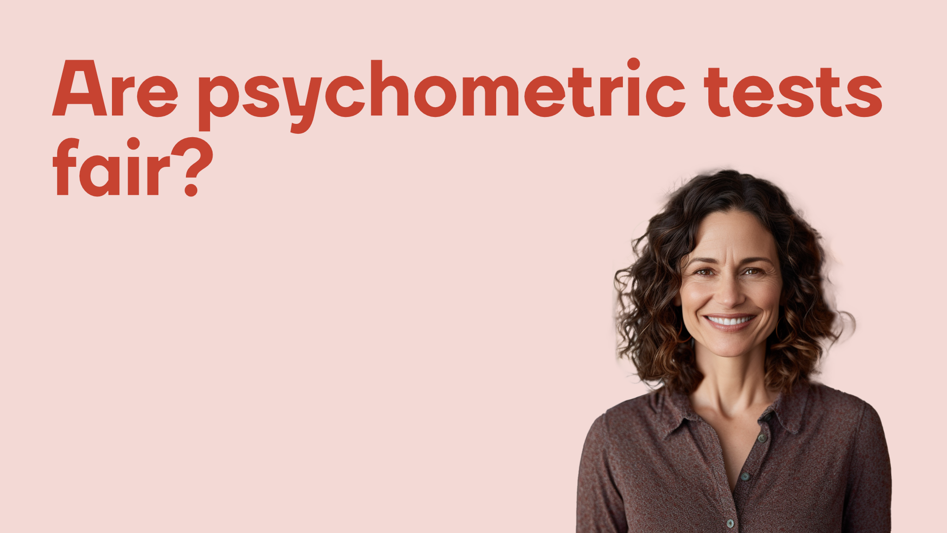 Are psychometric tests fair?