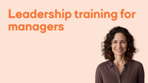 Leadership training for managers