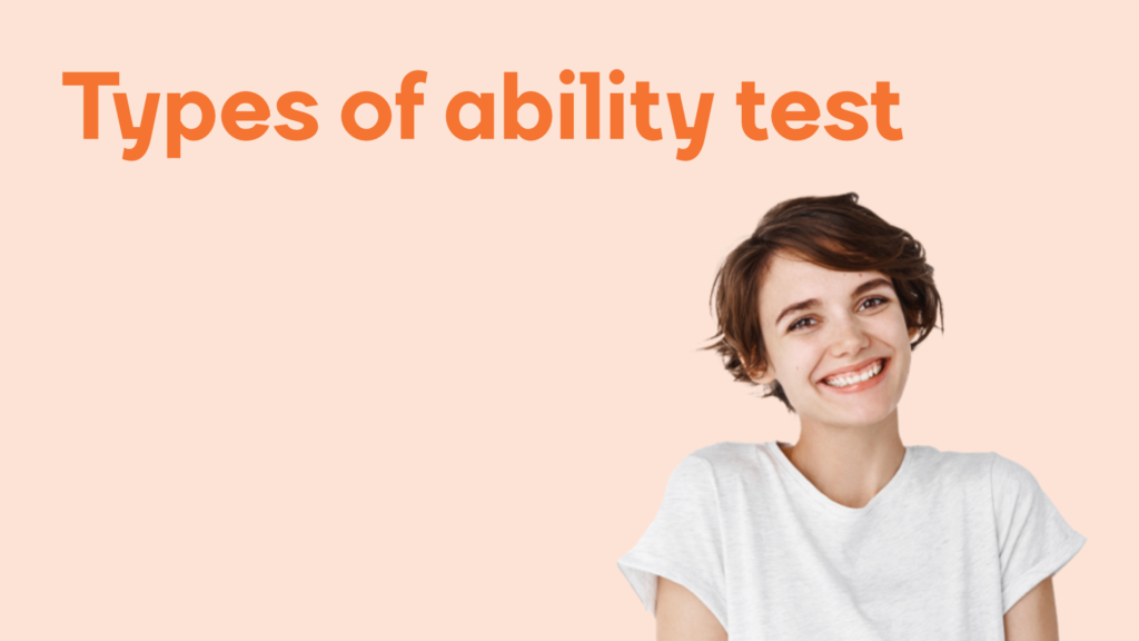 Types of ability test